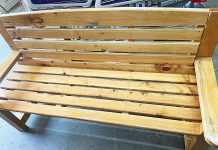 Bench seat donated to cancer patients