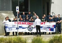 Cops continue EBA campaign at Sale Police Station