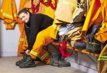 Firefighting boots a fit for females