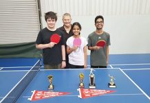Strong results in table tennis