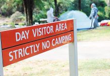 Campers leave locals far from happy