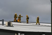 Fire on Gippsland Centre roof extinguished