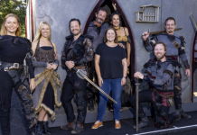 The Macbeth production at Sale Botanic Gardens