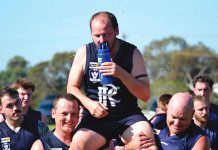 North Gippsland footballers Foat, Missen & Mitchell celebrate milestones