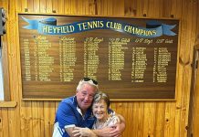 Peter Burton’s 50 years of Heyfield tennis