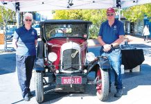 Restored Citroën vehicle’s pit stop in Sale