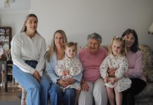 Five generations on one couch