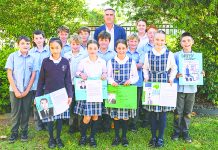 Talking civics at St Michael’s Primary School in Heyfield