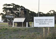 Generations honour Nambrok-Denison soldier settlers