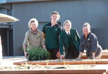 Gippsland Grammar agriculture students dig into conservation