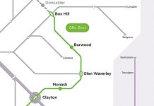 Traralgon-Box Hill train trip with Suburban Rail Loop 31 minutes faster, govt says