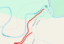 Road closures on Glencairn Rd, Licola