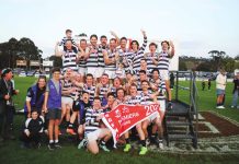 Woodside wins again: North Gippsland footy grand final seniors