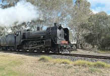 Steam train treks through Sale