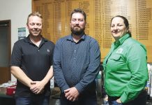 Farmers learning from each other during Valley Farmers night
