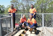 Deck repairs, weed eradication at Knob Reserve