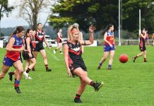 Women’s footy at Woodside
