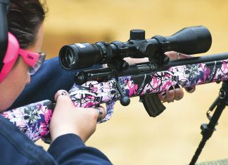 Women aim high as Girls with Guns returns to Sale Pistol Club