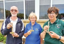 High winds during Sale Croquet Club’s golf croquet singles