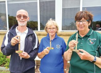 High winds during Sale Croquet Club’s golf croquet singles