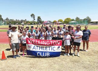Two on the relay podium in Albury
