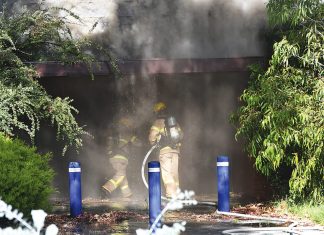 Suspect arrested in relation to fire at old police station