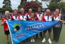 Pennant success for Maffra in bowls