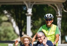 Wilsons Lodge residents’ first outing with Cycling Without Age