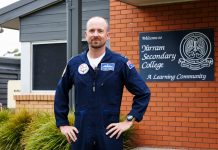 Flight Lieutenant Alex Christison makes his childhood dream come true