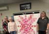 Footprints Foundation receives quilt donated by Primary Patchworkers