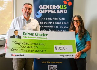 Generosity in Gippsland with new community fund