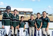 Grammar equestrian team at state titles