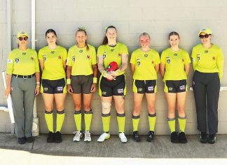 Umpiring panel make history