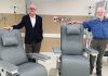 Chair donated to oncology unit