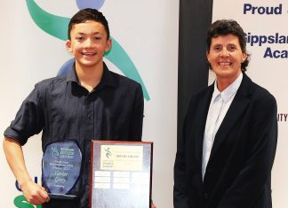 Academy award for local swimmer