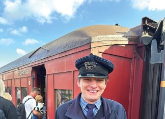 A stream train ride through history