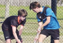 East Gippy hockey in winter chill
