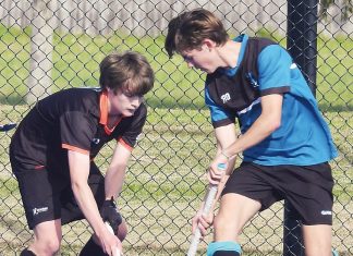 East Gippy hockey in winter chill