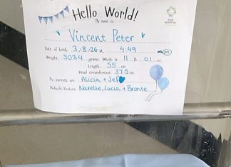 Welcoming baby Vincent Peter