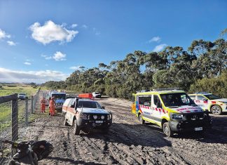 Dirt bike rider rescued