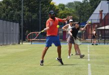 Opening serve of the season