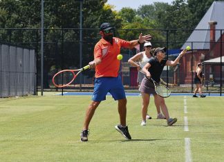 Opening serve of the season